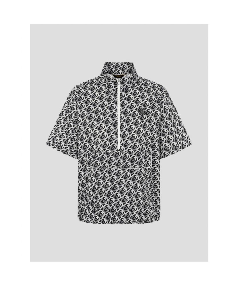 BEANPOLE GOLF [B_Under] Women'S Logo Pattern Short Sleeve Anorak Black