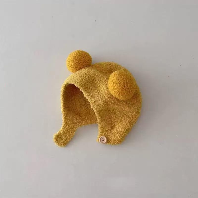 2025 Autumn/Winter Unisex Korean Knit Wool Hat for Kids and Babies - Warm, Trendy Pullover Design