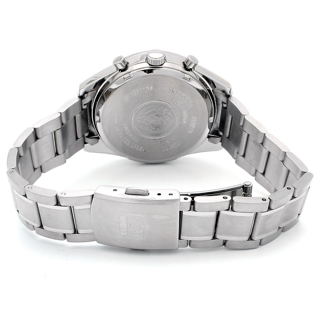 Elgin FK1401S-BL Men's Silver Watch