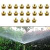 8/20pcs G1/2 Brass Sprinkler Head With 360Degree Adjustable Nozzle Garden Irrigation Atomizing Nozzle For Horticulture
