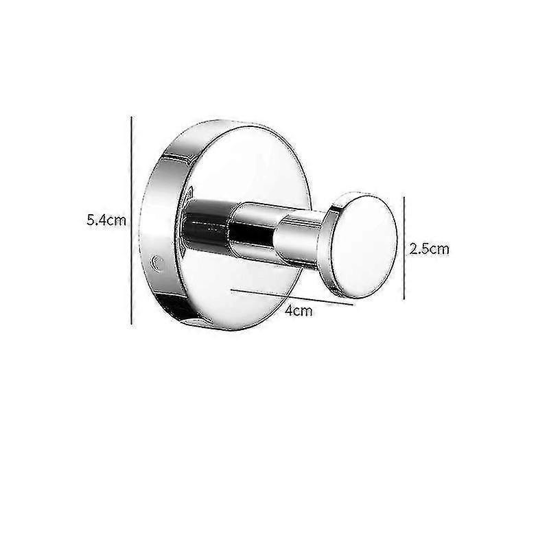 Rack Fixing Parts Suction Cup Hook Towel, Pvc Chromium (4 Pieces)