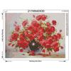 Red Rose Diamond Painting Cross Stitch Christmas Decor for Home Floral Diamond Embroidery Wall Decor
