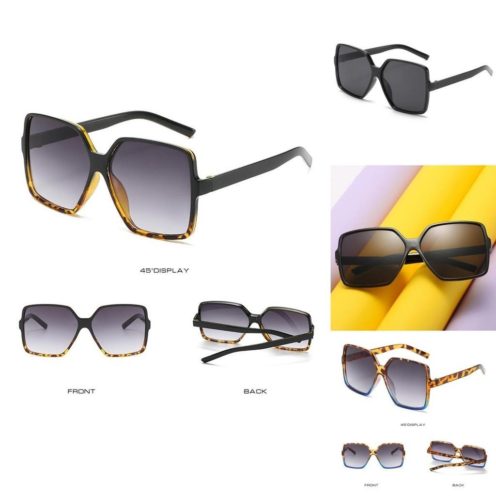 Fashionable Women's Oversized Square Sunglasses With Durable Ac Lens For Outdoor Glam
