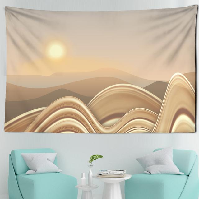 Палевый гобелен с иллюстрацией — фото 25