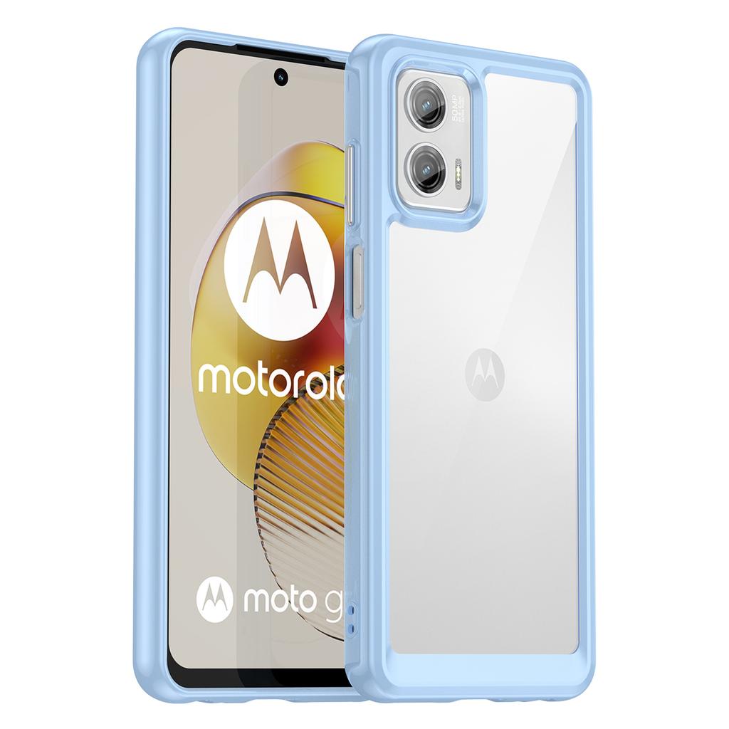 For Motorola Moto G73 5G Shock-absorbing TPU+Acrylic Phone Case Protective Back Cover