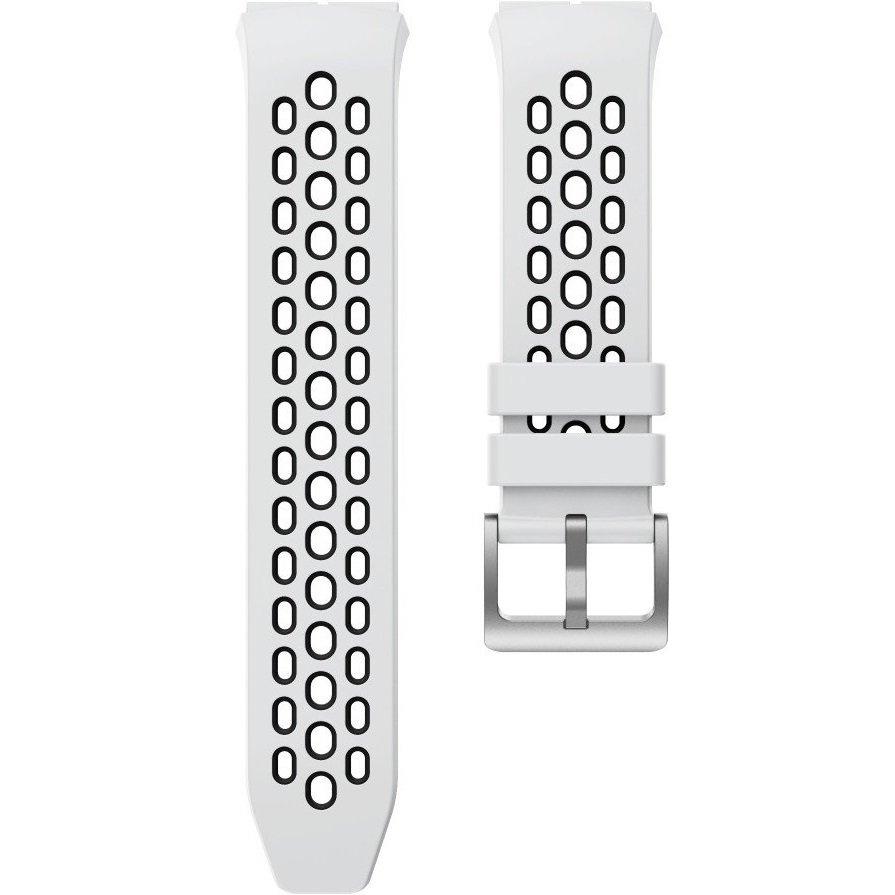 Silicone Strap for Huawei Watch GT 2e, White / Black