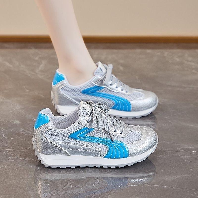 Retro mesh breathable Forrest Gump shoes 22 years summer new thick-soled lightweight casual sports training shoes