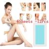 Summer Professional Hair Removal Double Sided Cold Wax Strips Paper