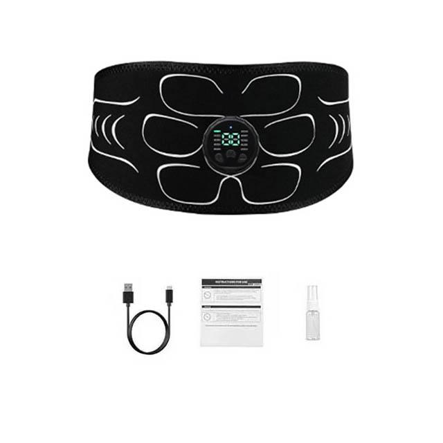 

120Cm Smart Ems Muscle Stimulator Slimming Belt Abdominal Muscle Trainer Toner Body Shaping Weight Loss Fitness Equiment