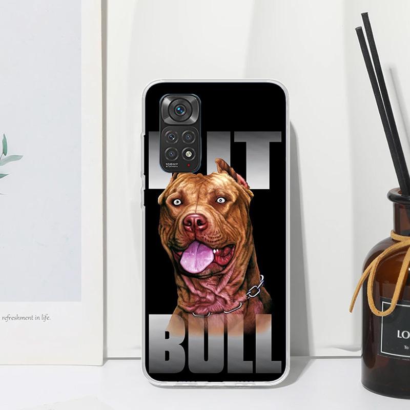Pit Bull Pet Dog Pitbull Phone Case For Xiaomi Redmi Note 15 13 14S 14 Pro Plus 12S 11S 10S 12 11E 10 11T Art Fundas Back Cover
