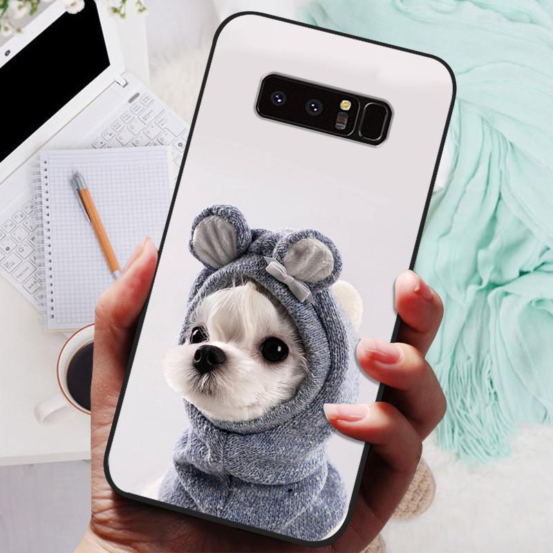 For Samsung Note 8 9 7 5 Case Cover Wolf Cat Animals Silicone Soft Back Cases For Samsung Galaxy Note 9 Note8 Note7 Phone Case