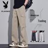 Men's Loose Straight Fit Casual Cargo Pants