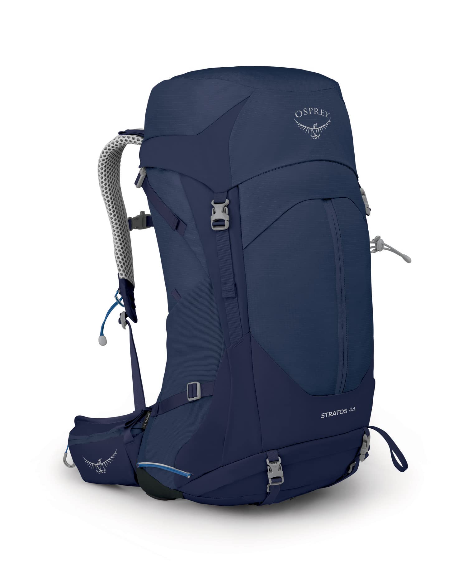 

Osprey Stratos 44L Men s Hiking Backpack, Cetacean Blue, One Size
