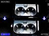 BRIGHTZ Prius 60 61 65 Stainless Steel Front Drink Holder Panel 5PC Carbon Fiber Look ZVW60 ZVW65 MXWH60 MXWH61 MXWH65 ZVW MXWH W60 W65 H60 H61 H65