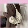 Pu Retro Dumpling Bag With Zipper Closure For Casual Street Style Daily Use
