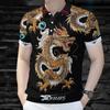 Chinese Style Dragon Pattern Print Polo Shirt Men's Clothes Retro And Traditional Design Polo Streetwear Casual Fashion 2026
