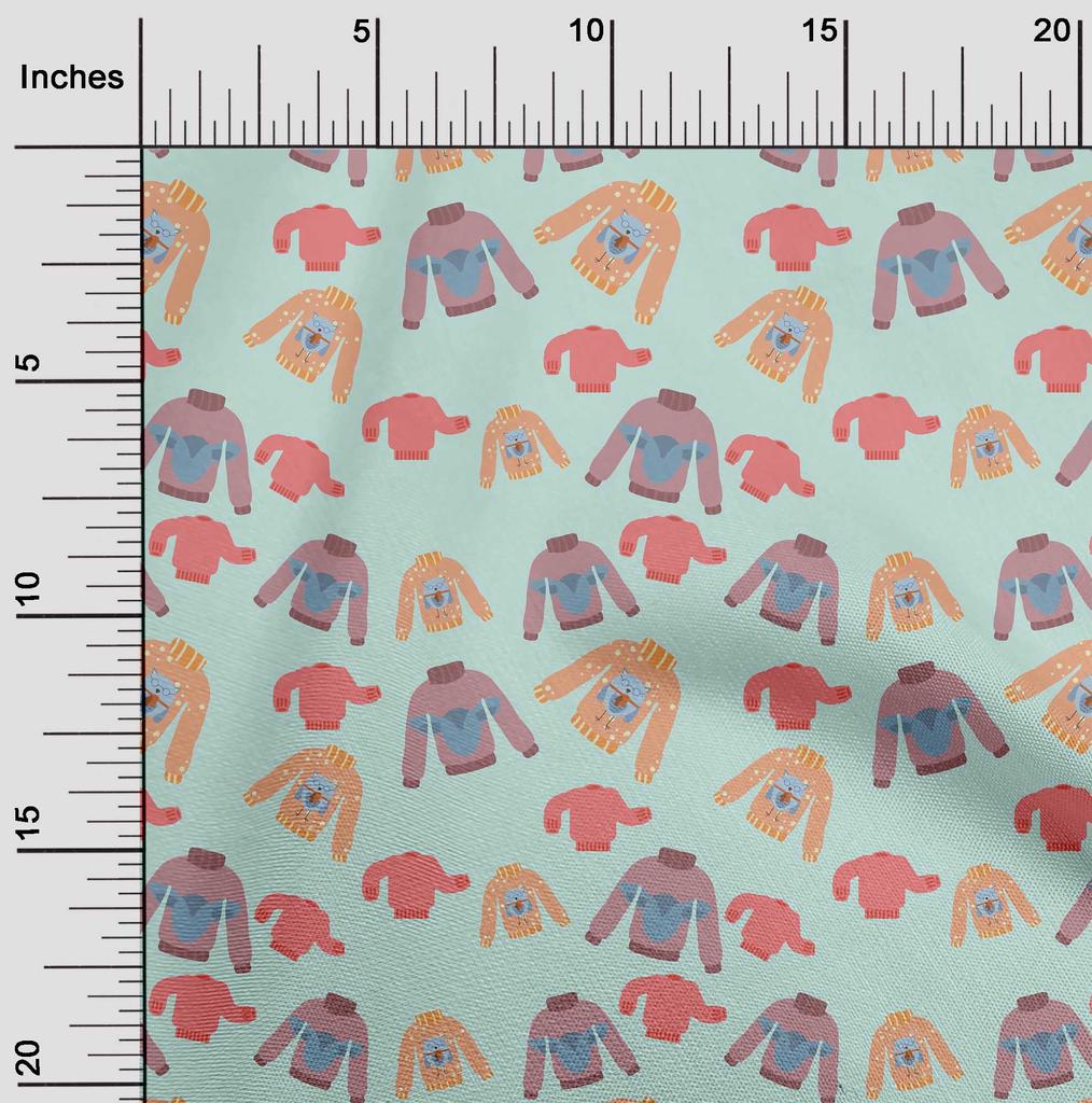 oneOone Cotton Flex Baby Pink Fabric Clothes Kids Sewing Craft Projects Fabric Prints By Yard 40 Inch