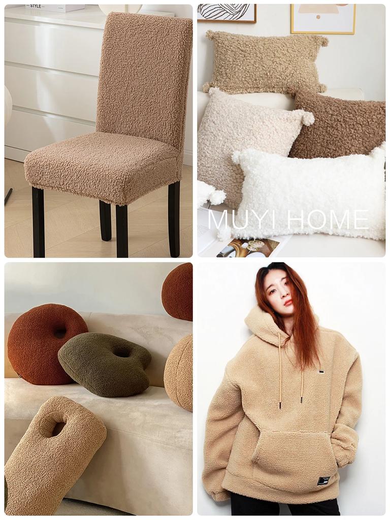 0.5m/1m/2m Thickened Lamb Wool Fabric for Sewing Pet Beds HatWinter Outerwear Pillows  Handmade DIY Festival Doll Fabric