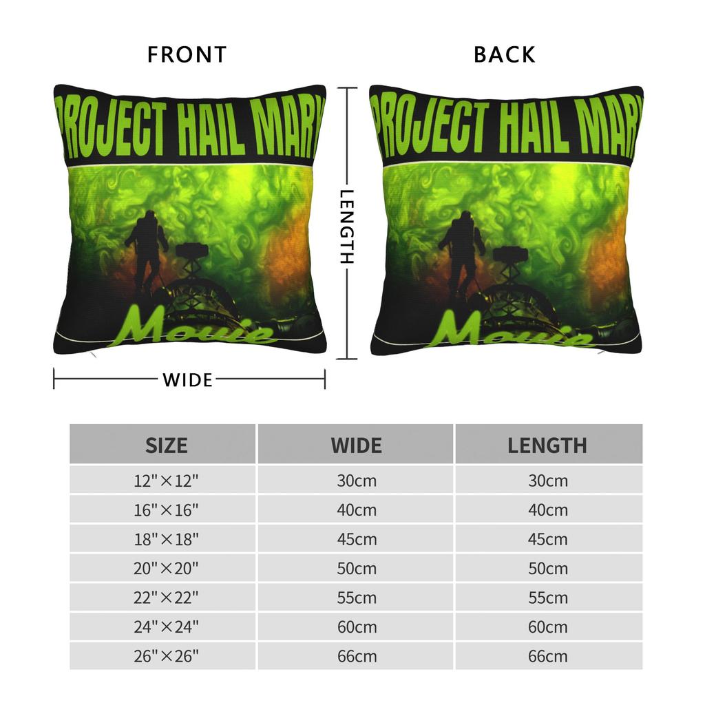 Ryland Grace Project Hail Mary Sci-Fi Rocky Pillowcases Soft Cushion Cover Decoration Throw Pillow Case Cover Car Multi Size