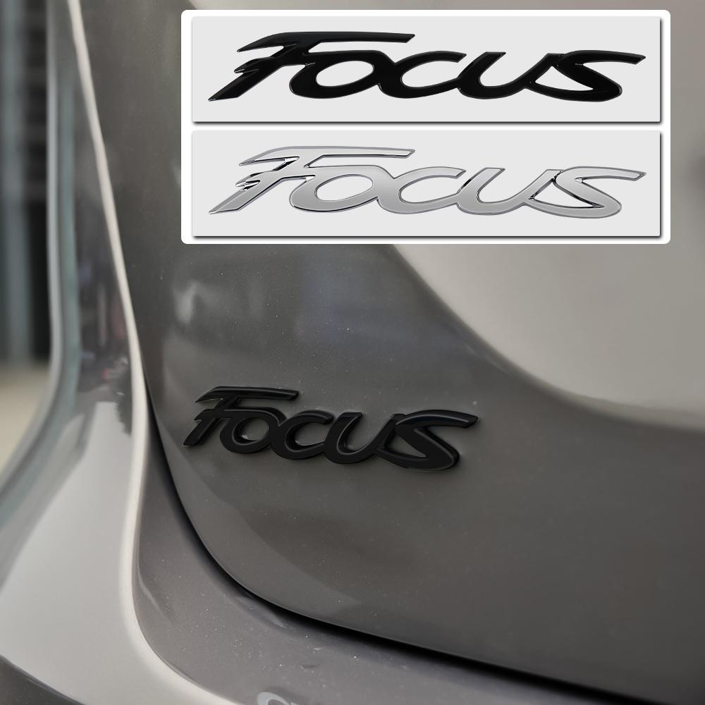 For Ford Fiesta Kuga Mondeo Edge Smax Fusion Mustang Ranger 3D ABS Car Trunk Focus Letter Badge Sticker Decor Auto Accessories FE7