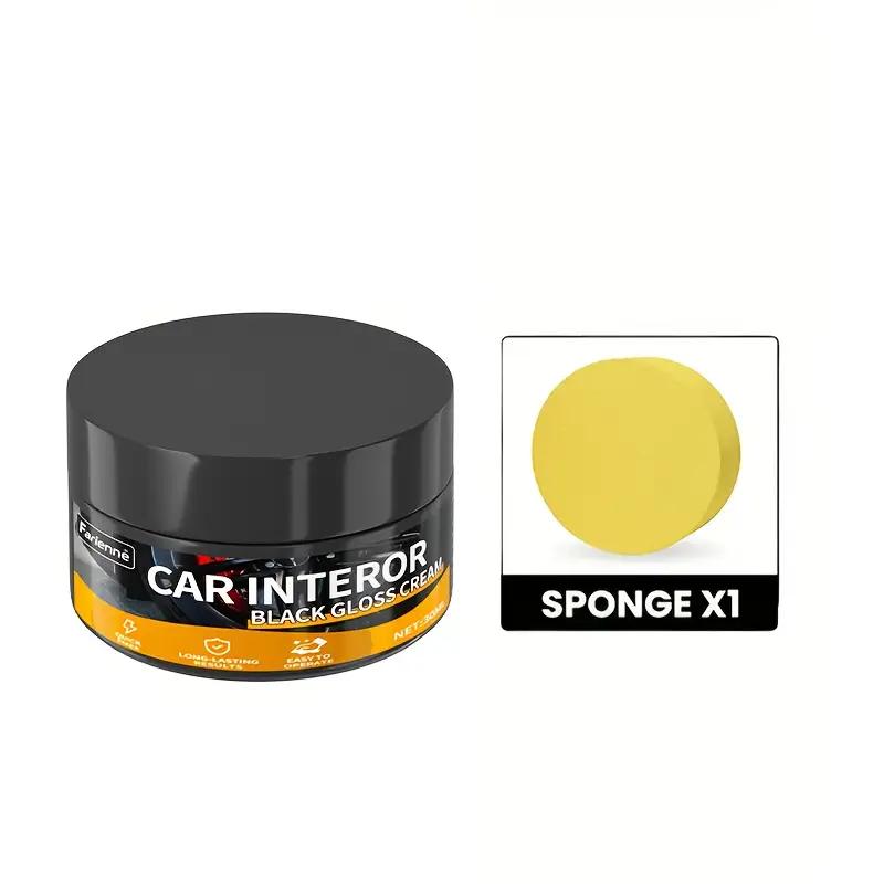 Interior Wax - ABS Plastic Coating Gel for Finishes and Dashboards - Restores Glossy Surfaces, Repairs Faded Areas