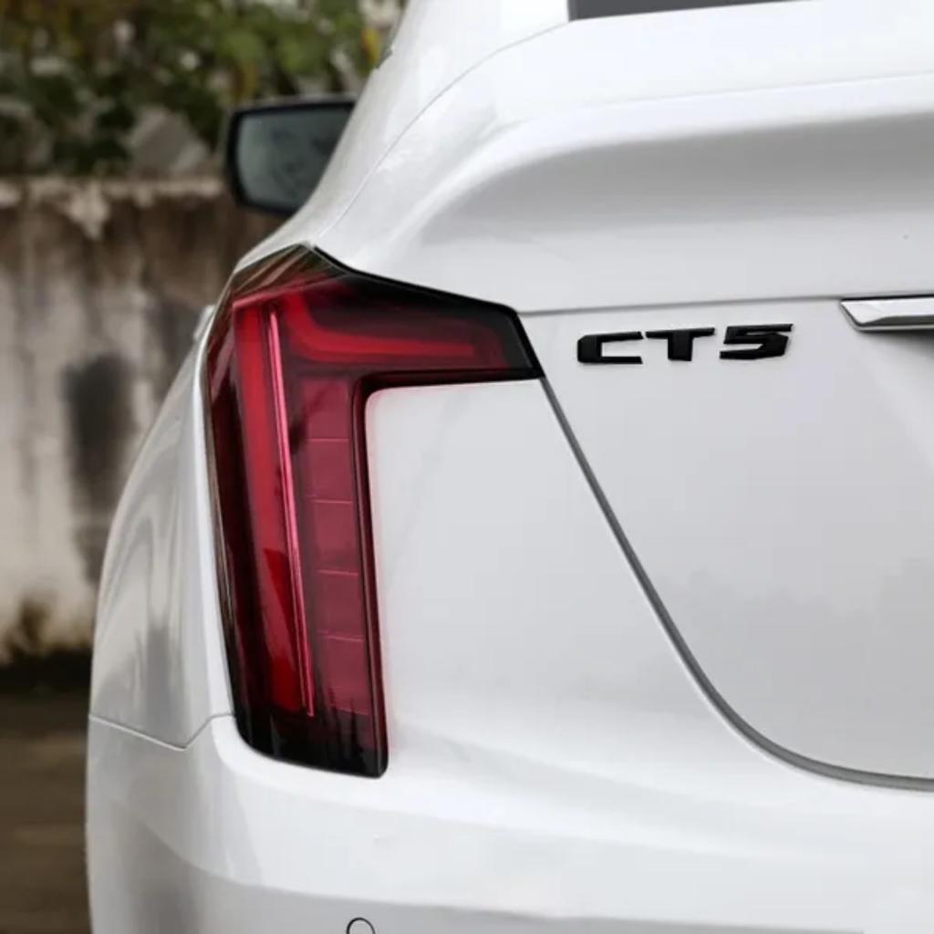 1Pcs/set  Car Logo Sticker Emblem Badge Decal Suitable for Cadillac CT4 CT5 CT6 ATSL XTS XT6 XT5 XT4 Rear Tail Car Label Letter Sticker