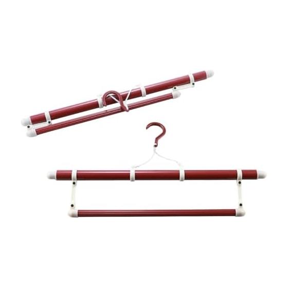 [SAKIKU-EN] Japanese Kimono Hanger, Set of 2, Regular Size or Long Size with Obi Hook, Telescopic Type, Luxury Japanese Clothes Hanger, Regular Size,