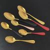 Stainless Dinnerware 4pcsset Grade Food Steel Mirror Rainbow Cutlery Set Kitchen Fork Coffee Spoon Knife Tableware Silverware Set