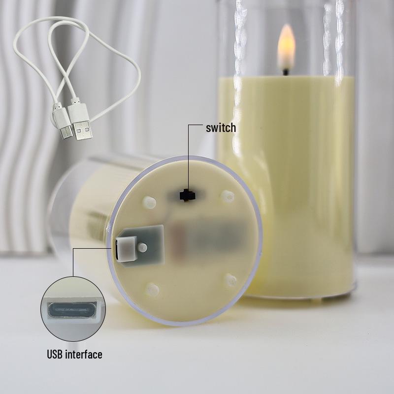 Rechargeable LED Candle Light with Remote Control, Perfect for Restaurants, Spas, Hotels, Concerts, and Decorative Lighting.