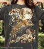 Vintage Tiger 90s Graphic Style Comfort Colors® Tshirt, Retro Big Cat Moon Faded T-Shirt, Animal Lover Y2k Streetwear, 2000s Tiger Gift