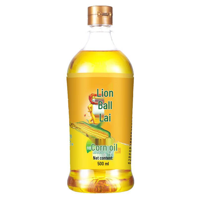 Lion & Globe Non-GMO Pressed First Grade Corn Oil 500ml