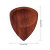 Wood Acoustic Guitar Pick Plectrum Hearted Shape Picks Wood, Handmade, Groove Design,Excellent Gift