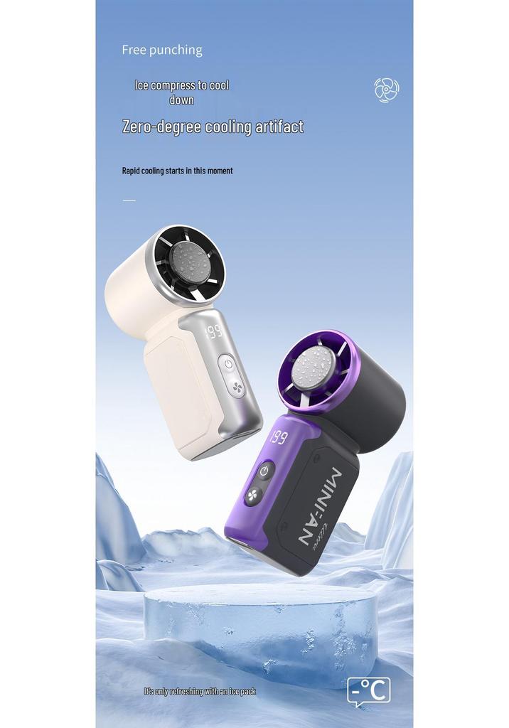JF157 Mini-Taschen-Handventilator - USB-wiederaufladbar, Hohe Geschwindigkeit, Starker Wind, Tragbarer Sommerwind