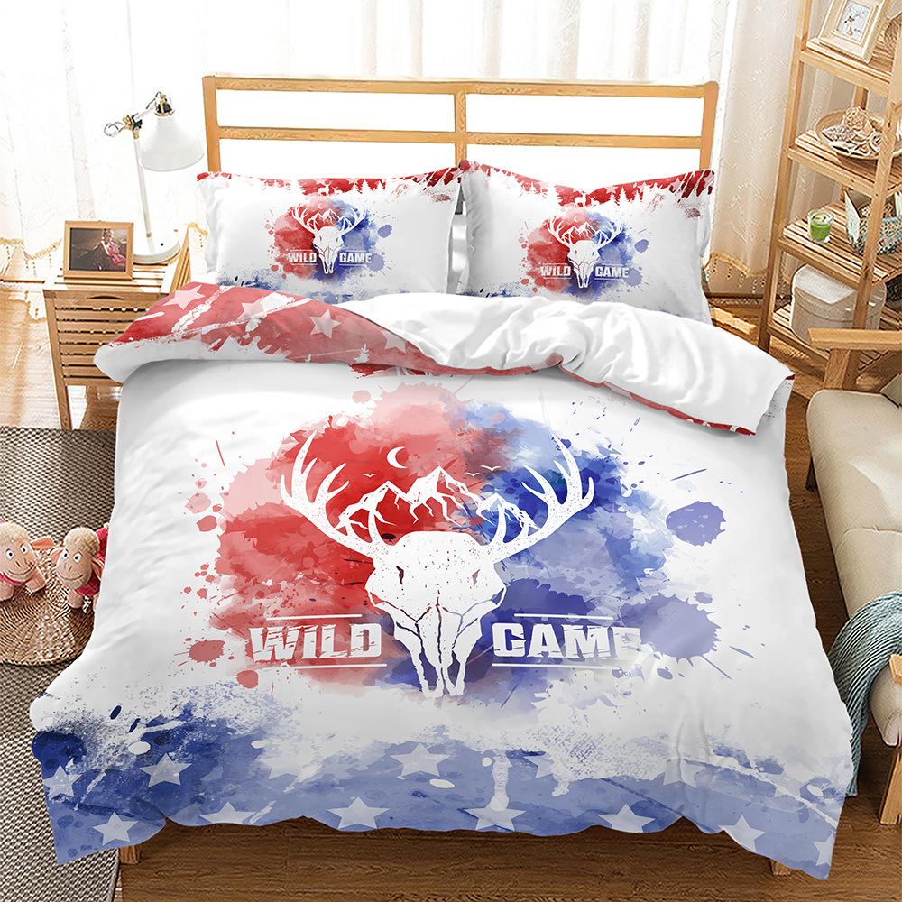 Kit 3D Digital Printing Quilt Set Three-Piece Set Two-Piece Set Beautiful Country Flag