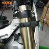 OTOM 4 Pieces Motorcycle Headlight Mask Rubber Fix Brackets Strips Motocross Accessories For KTM XCW EXCF HUSQVARNA FC TC TX FX