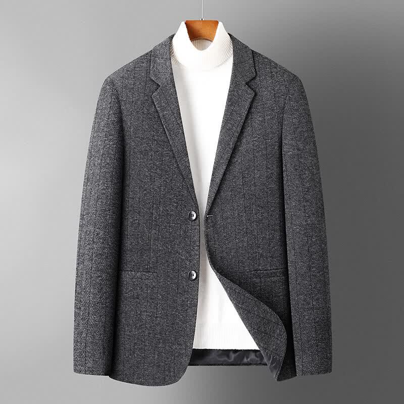 Firstview Men s Business Casual Notched Lapel Wool Suit Jacket FC1026 195