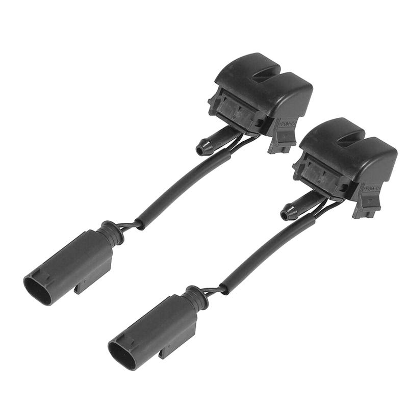Front L+R Windshield Heated Washer Sprayer Nozzle Jet Windscreen for -BMW 3 Series E46 323I 325I 328I 330I 1999-2005