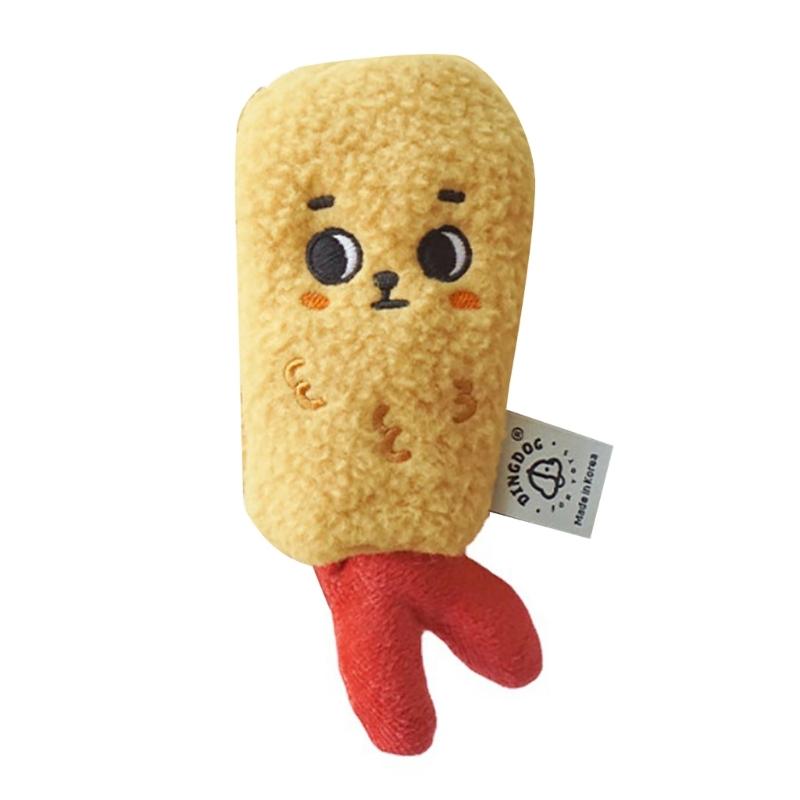 Dog Plush Toy Cartoon Tempura Dog Snuffle Puzzle Rustling Sound Toy Cat Supplies 1