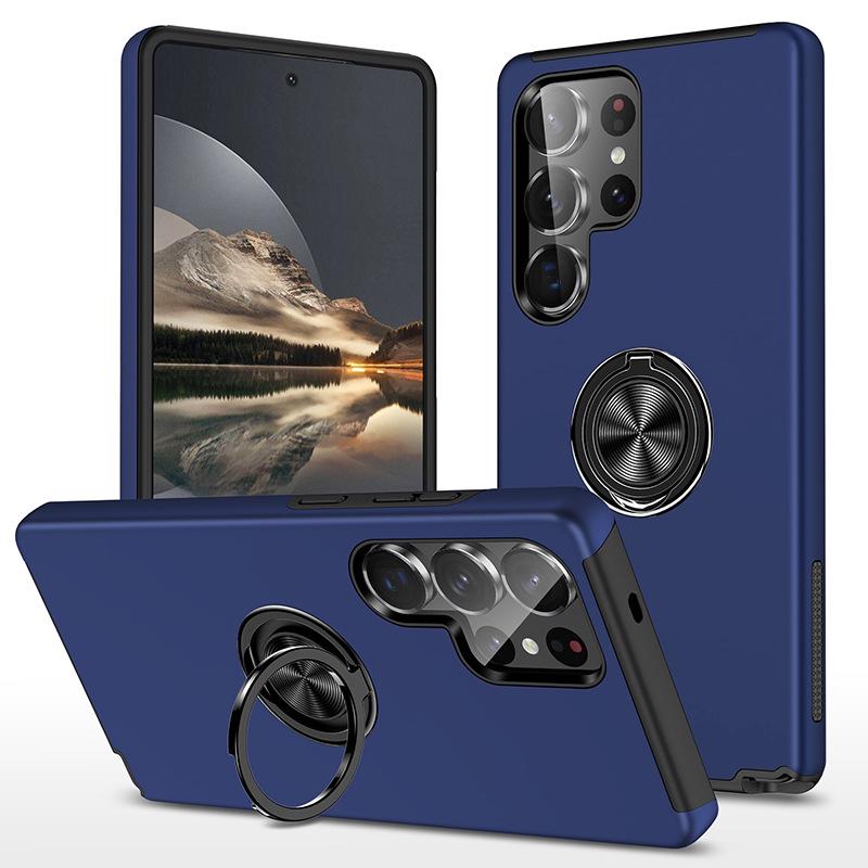 Samsung S25 Ultra Magnetic Car Ring Protective Phone Case - Full Coverage & Anti-Drop