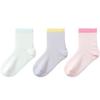 Balabala Girls' Summer Mesh Short Socks (3-Pack)
