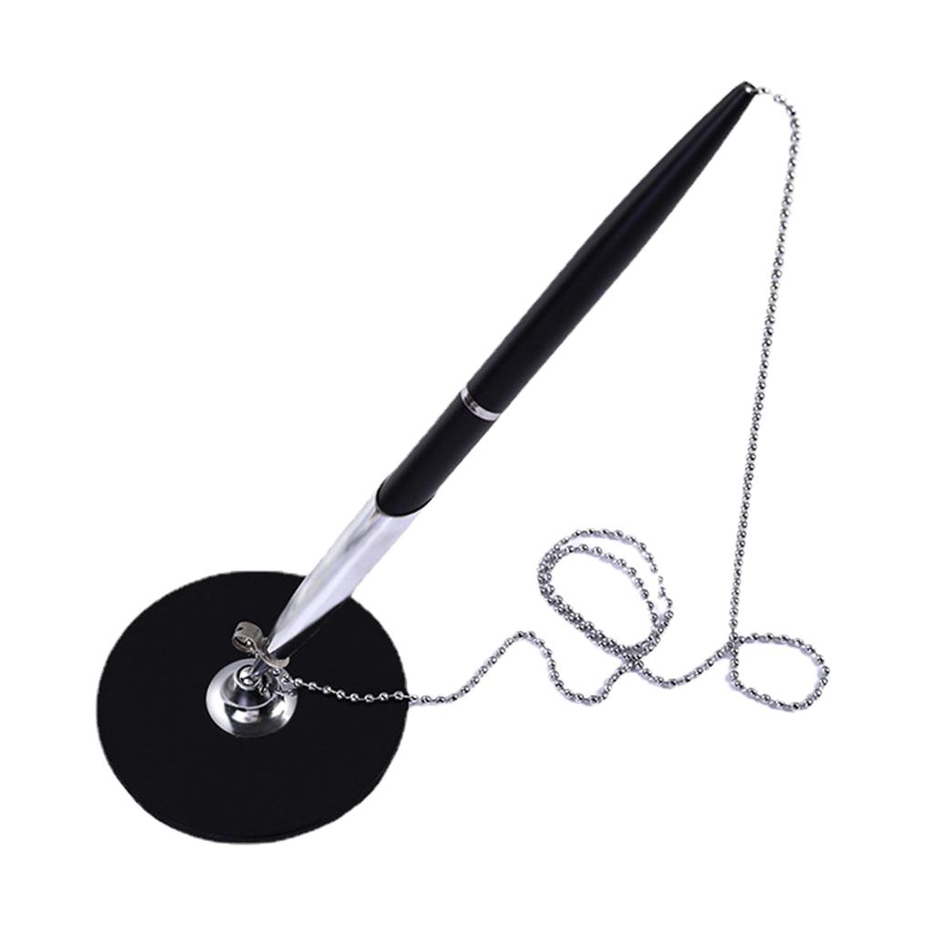 Desk Pen with Chain Unique Chain Patterned Pen for Business and Office Needs