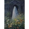 Dark Academia Art Haunting Ghost Poster Prints Halloween Home Decor Haunted House Gothic Vampire Canvas Painting Wall Art