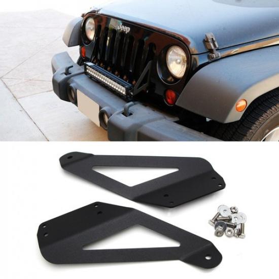 Кронштейн крепления решетки переднего бампера для Jeep Wrangler JK 07-17 (Верхний или Нижний)