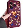 Blue Butterfly Floral Pattern Case For Xiaomi 14T 13T 11T Pro Funda Redmi Note 14 13 Pro 5G 4G 12 11 Shockproof Bumper Silicone Cover