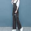 Women's 2026 Spring/Autumn Wide-Leg Denim Overalls & Pants Set
