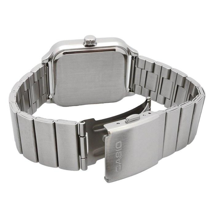 [Casio] Standard Moon Phase Analog Men's Watch MTP-M305D-7A2V - Silver Metal Band