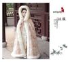 Mädchen Kapuzen-Hanfu-Umhang - Warmer Herbst/Winter Prinzessinnen-Schal im chinesischen Stil