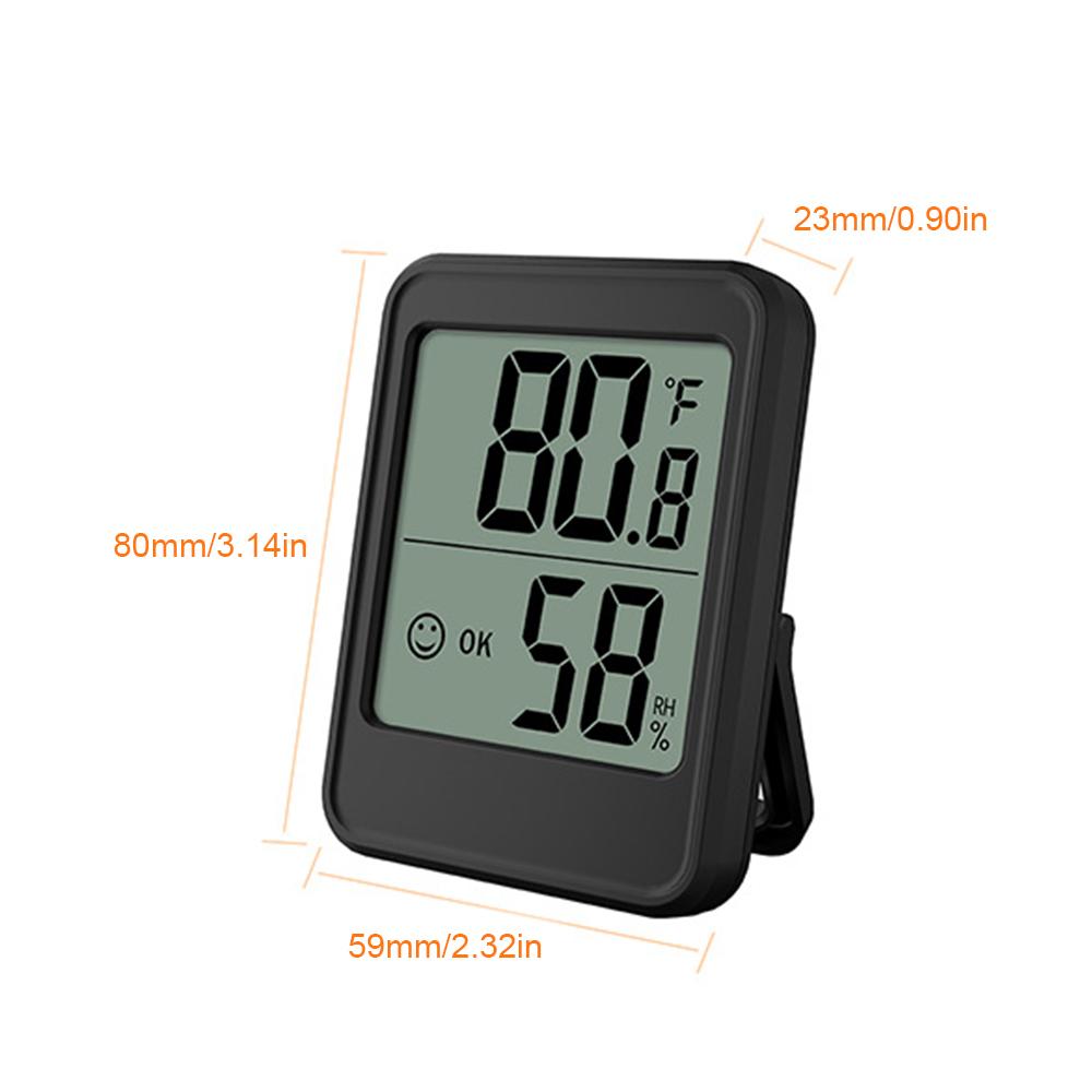 Large Size LCD Digital Thermometer Hygrometer Indoor Room Electronic Temperature Humidity Meter Sensor Gauge Weather Station
