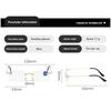 New Reading Glasses Anti Blue Light Double Light Presbyopic Glasses For Far Near Function Glasses Rimless Trimming Flat Lens
