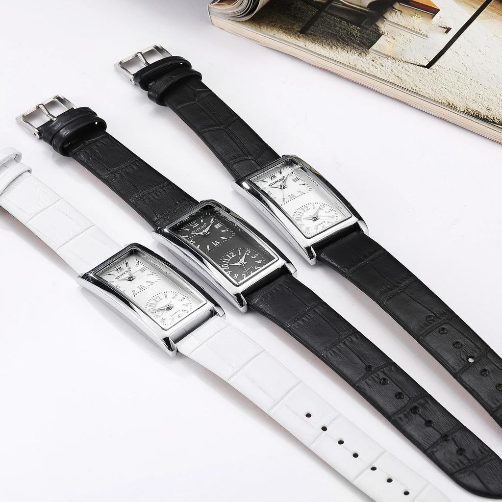 Hot selling fashion leisure business dual time zones dual dial watches for man woman couple watches quartz watches reloj